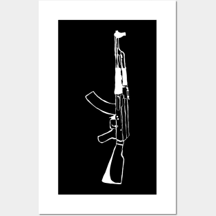 Ak-47 ( White Edition ) Posters and Art